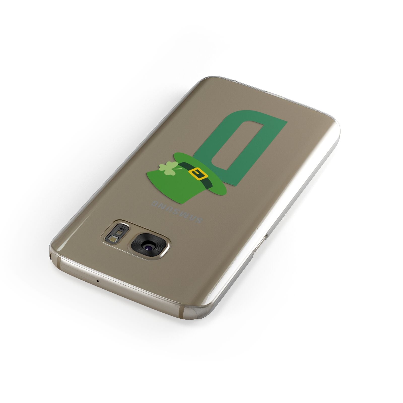 Leprechaun Hat Custom Monogram Samsung Galaxy Case Front Close Up