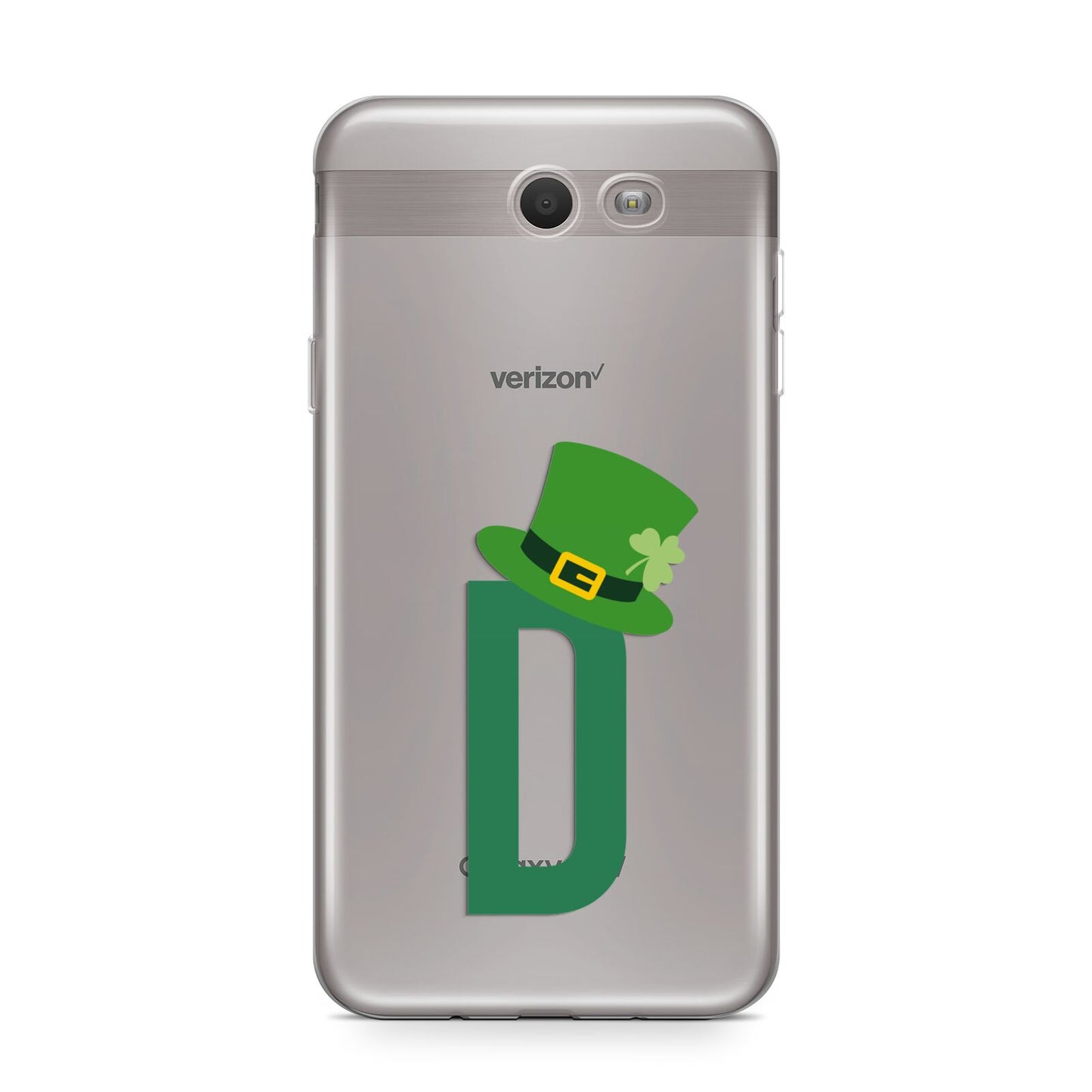 Leprechaun Hat Custom Monogram Samsung Galaxy J7 2017 Case