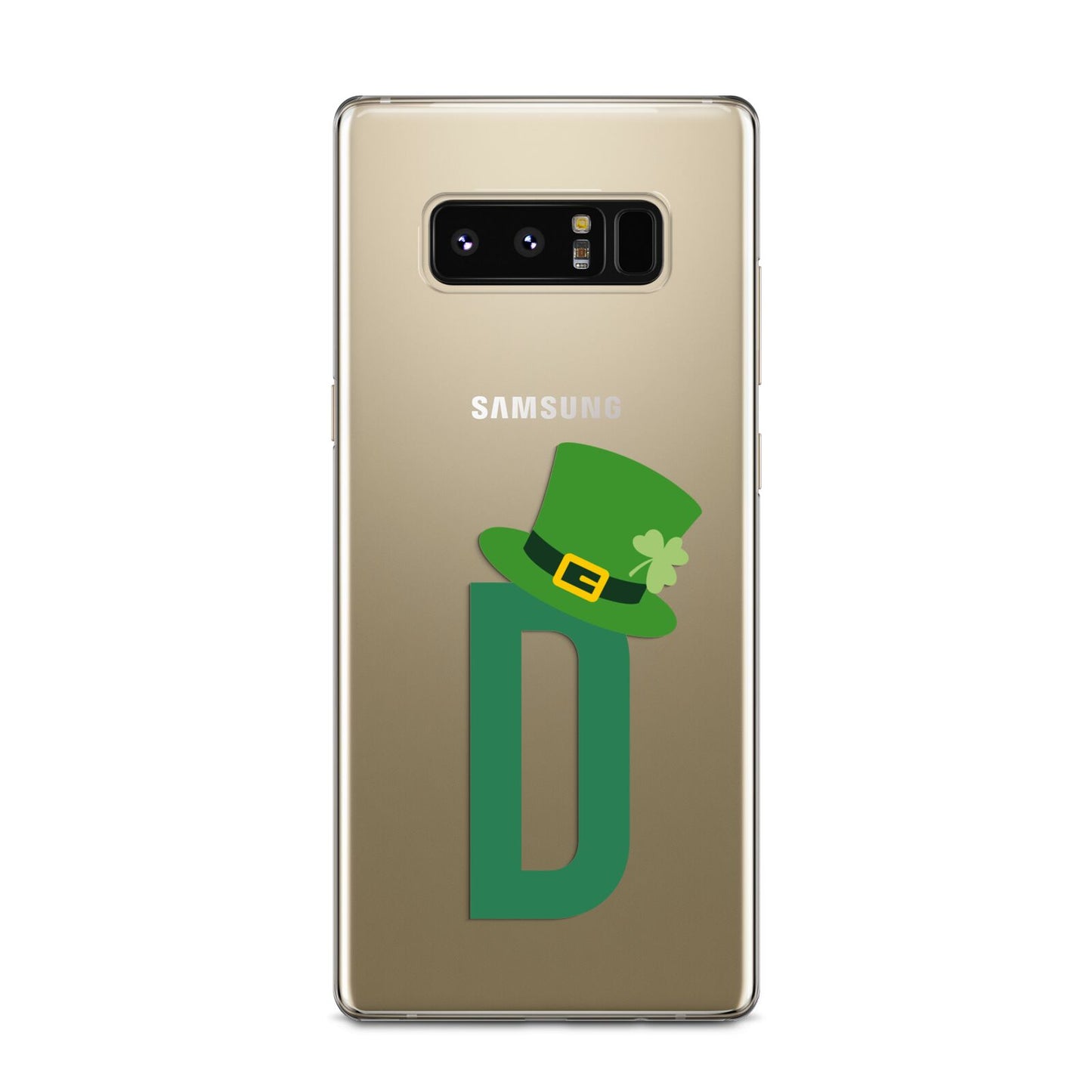 Leprechaun Hat Custom Monogram Samsung Galaxy Note 8 Case