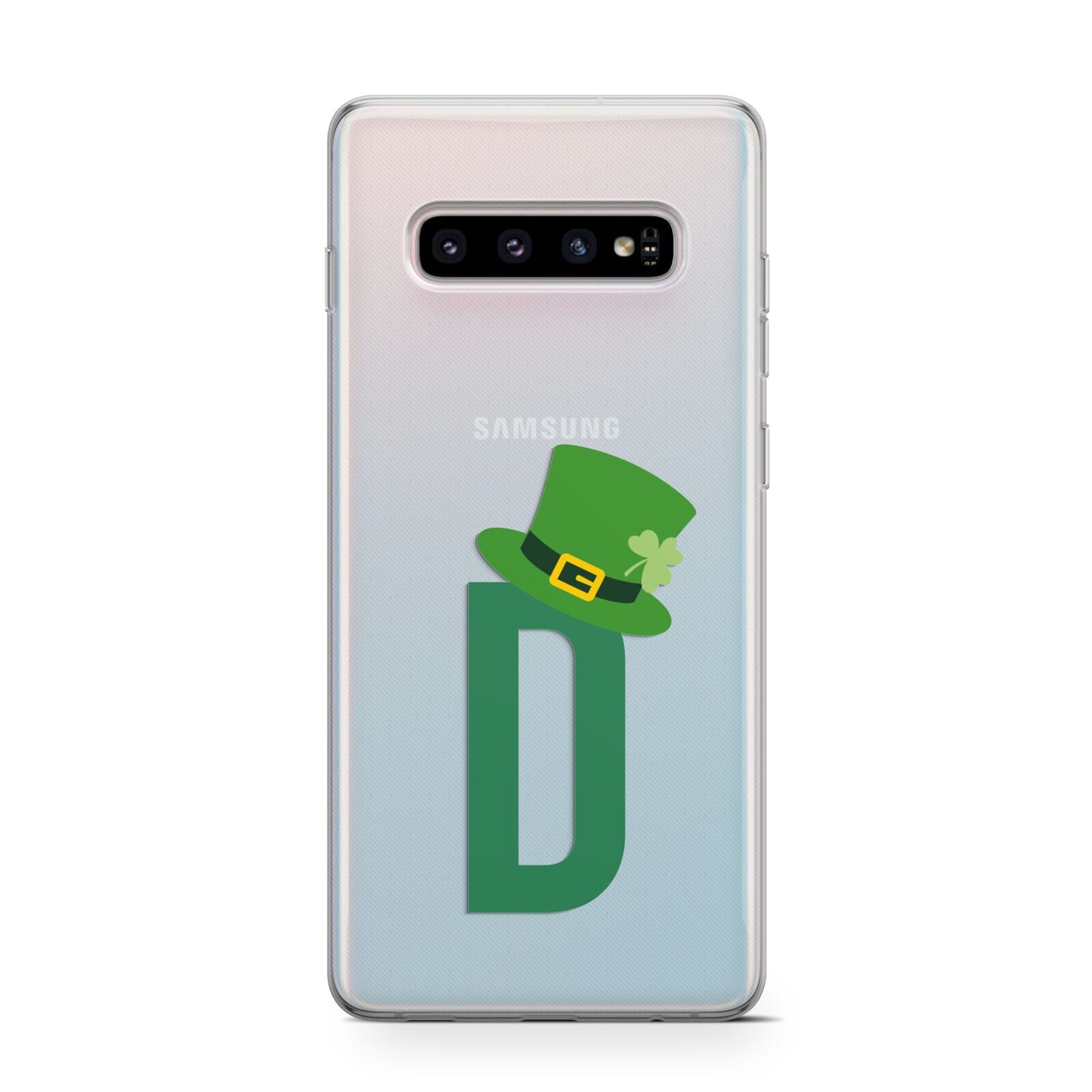 Leprechaun Hat Custom Monogram Samsung Galaxy S10 Case