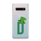 Leprechaun Hat Custom Monogram Samsung Galaxy S10 Plus Case