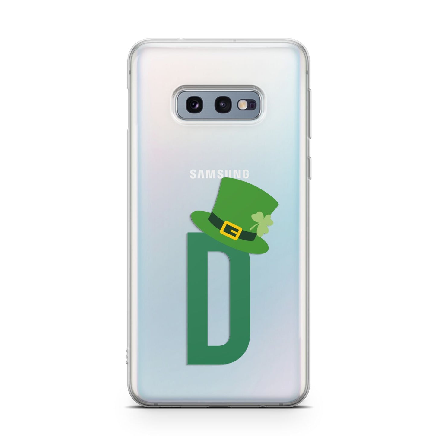 Leprechaun Hat Custom Monogram Samsung Galaxy S10E Case
