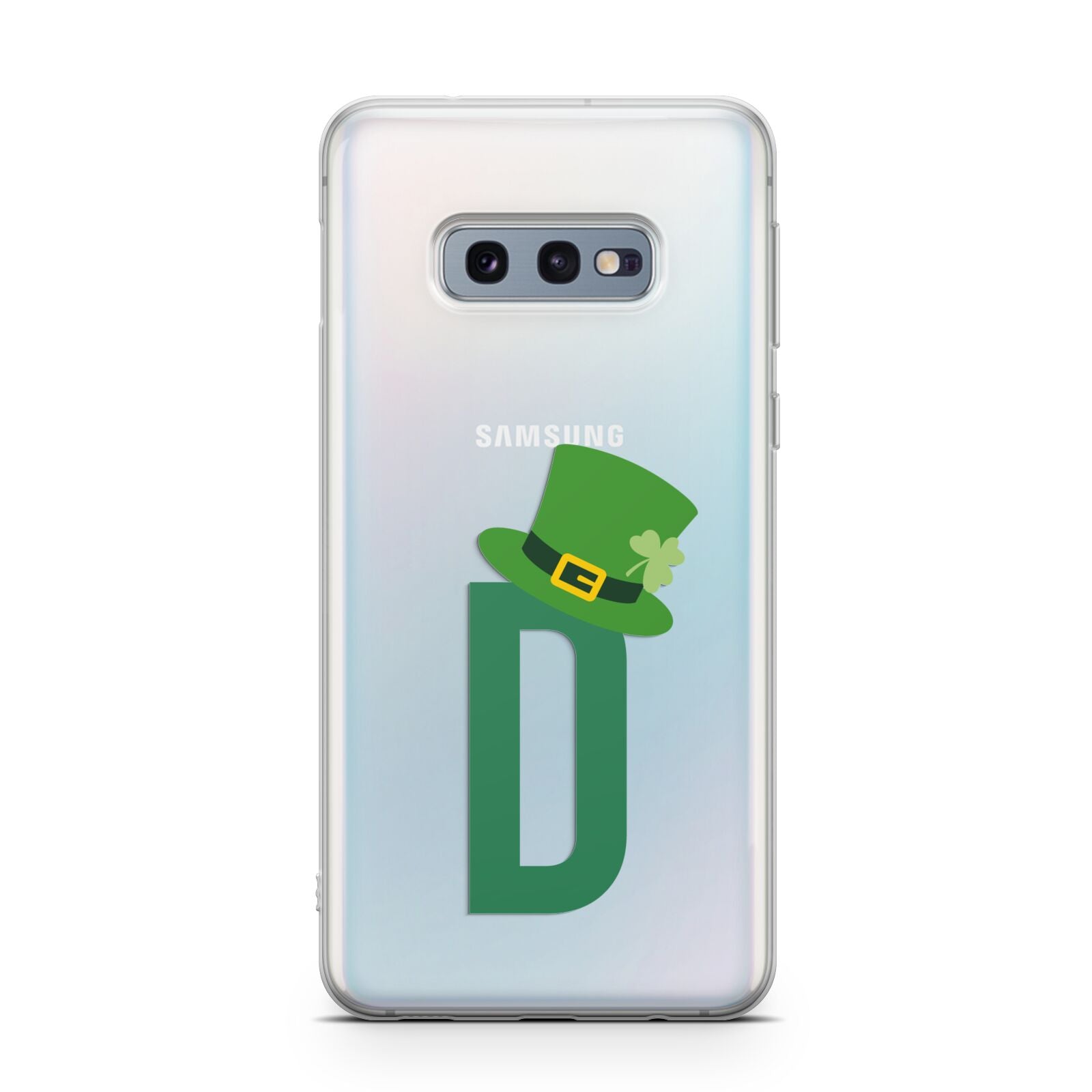Leprechaun Hat Custom Monogram Samsung Galaxy S10E Case