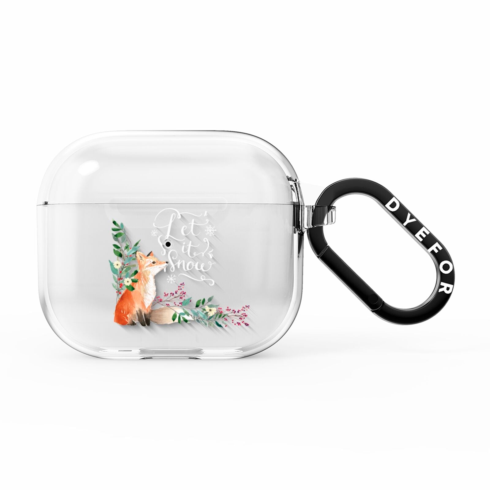 Let It Snow Christmas AirPods Clear Case 3rd Gen