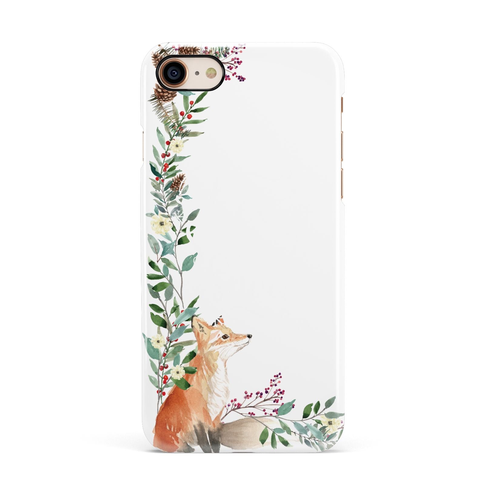 Let It Snow Christmas Apple iPhone 7 8 3D Snap Case