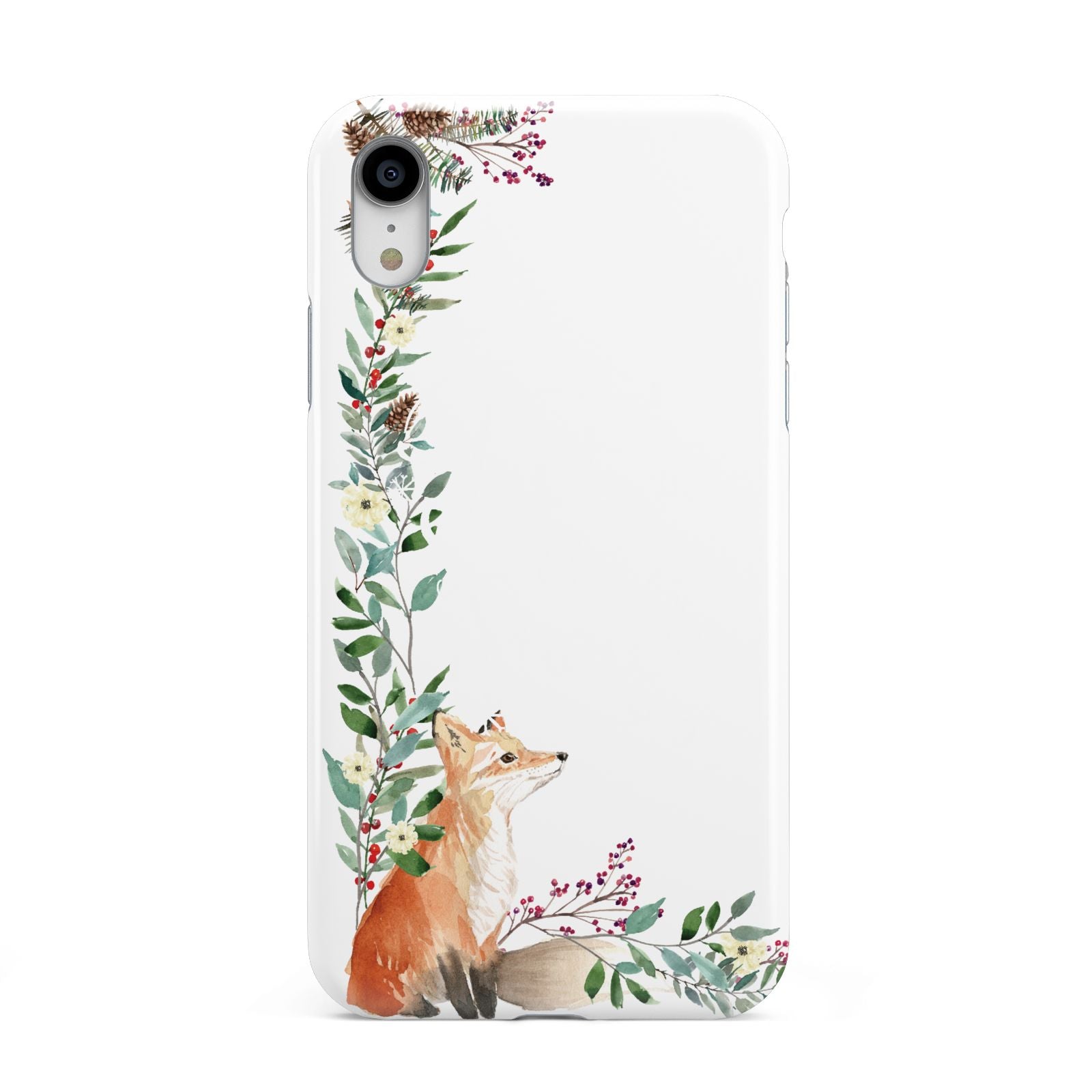 Let It Snow Christmas Apple iPhone XR White 3D Tough Case