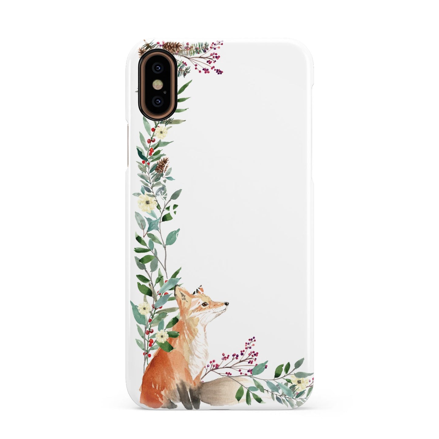 Let It Snow Christmas Apple iPhone XS 3D Snap Case