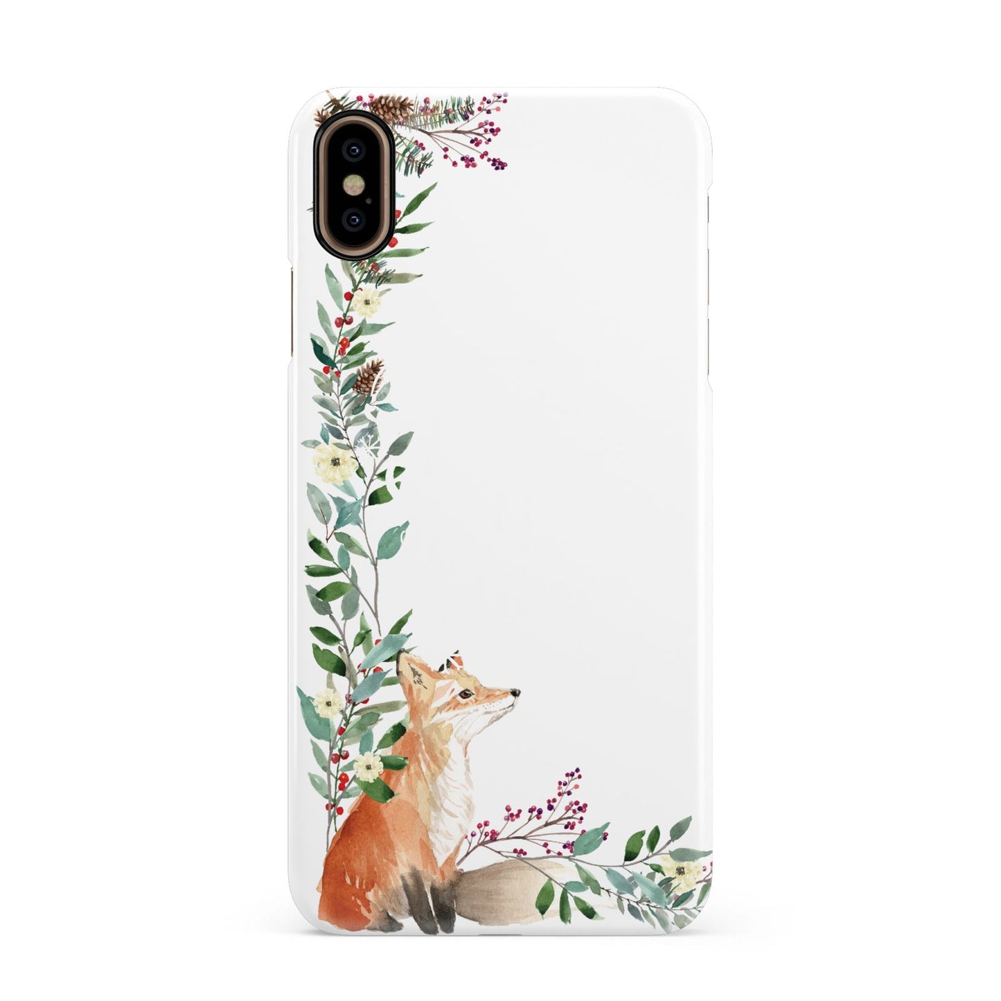 Let It Snow Christmas Apple iPhone Xs Max 3D Snap Case