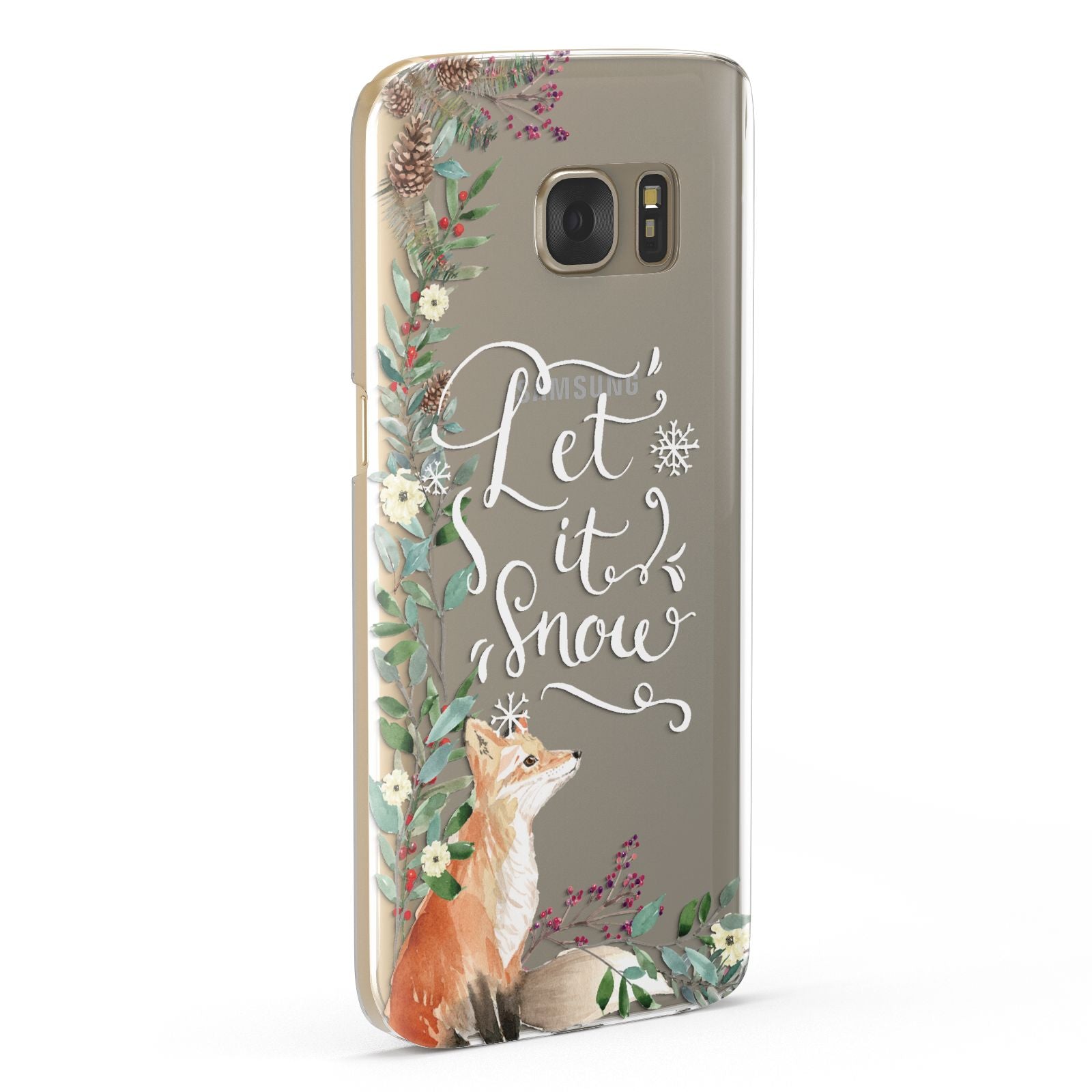 Let It Snow Christmas Samsung Galaxy Case Fourty Five Degrees