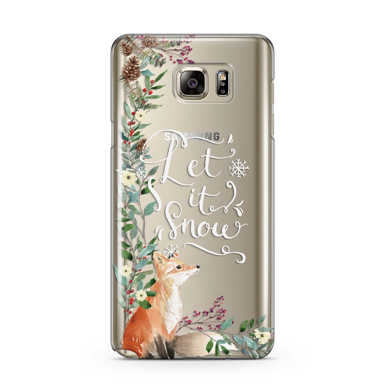 Let It Snow Christmas Samsung Galaxy Note 5 Case