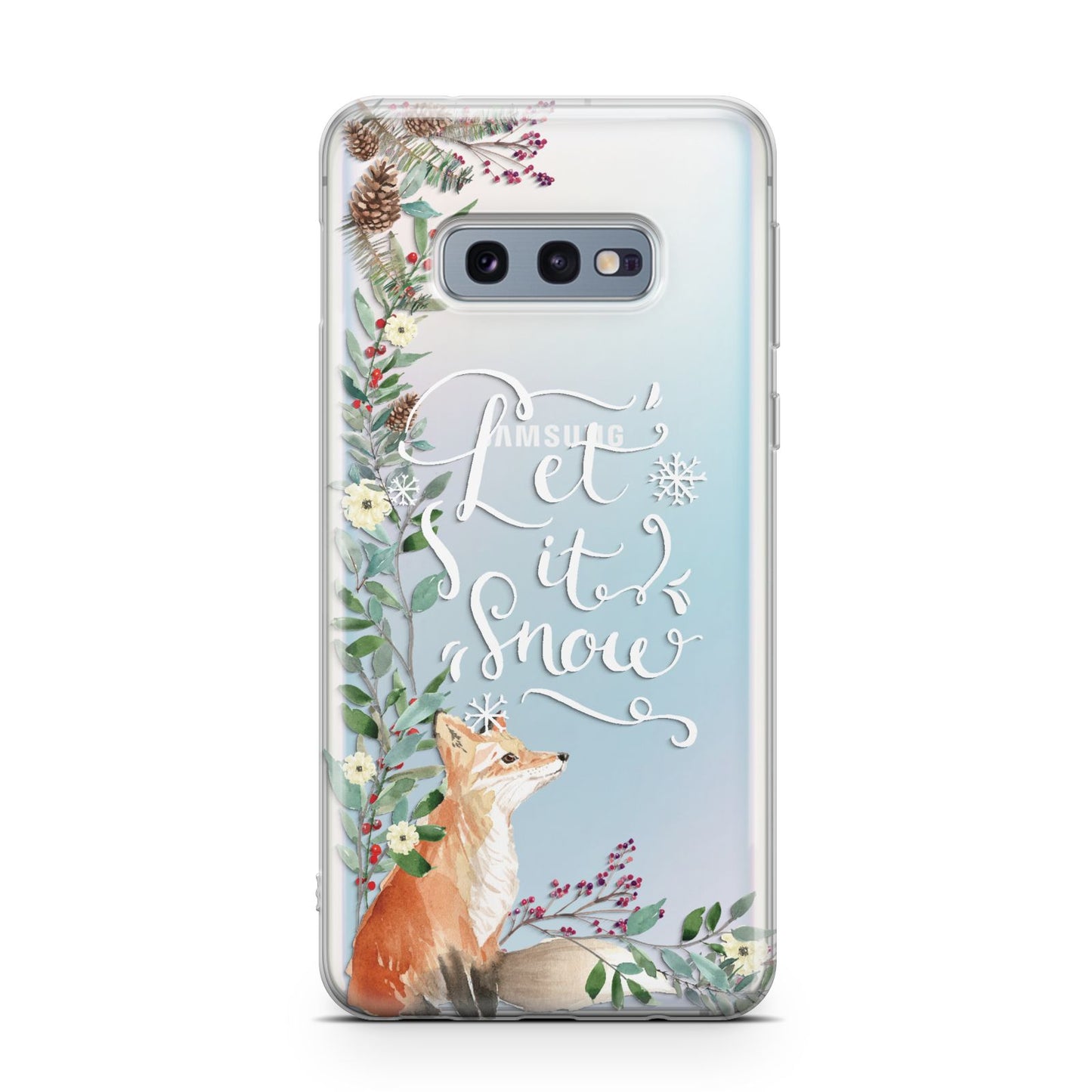 Let It Snow Christmas Samsung Galaxy S10E Case