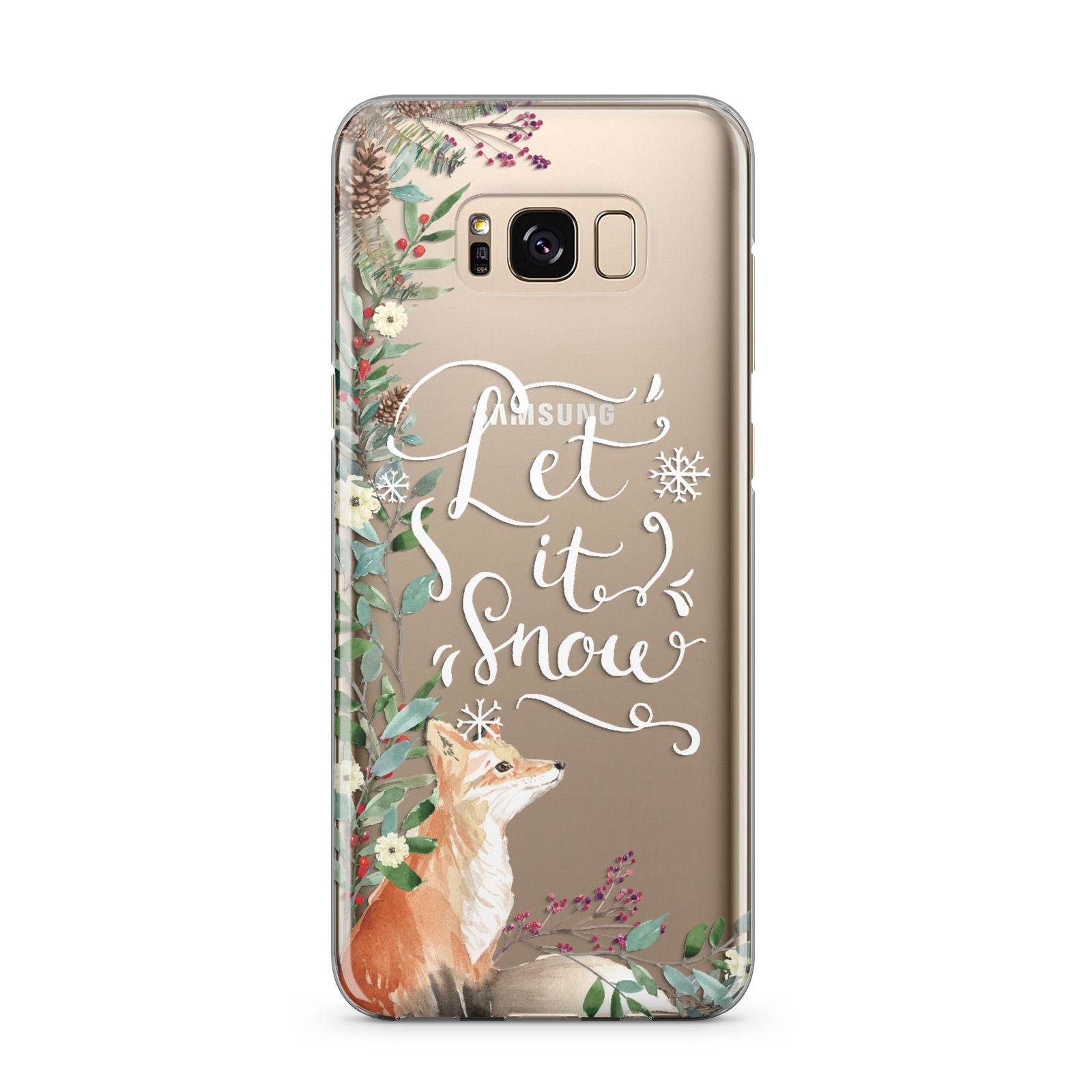 Let It Snow Christmas Samsung Galaxy S8 Plus Case