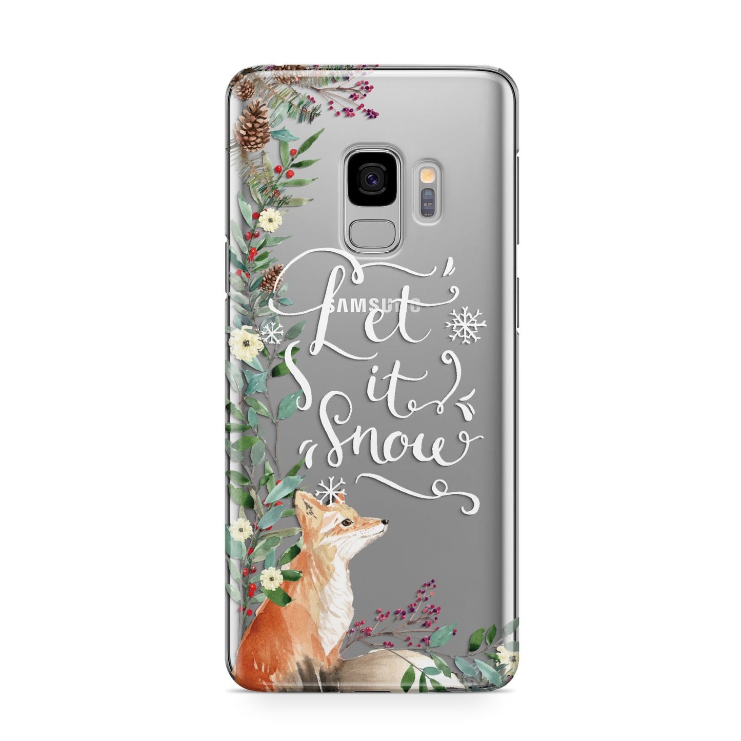 Let It Snow Christmas Samsung Galaxy S9 Case
