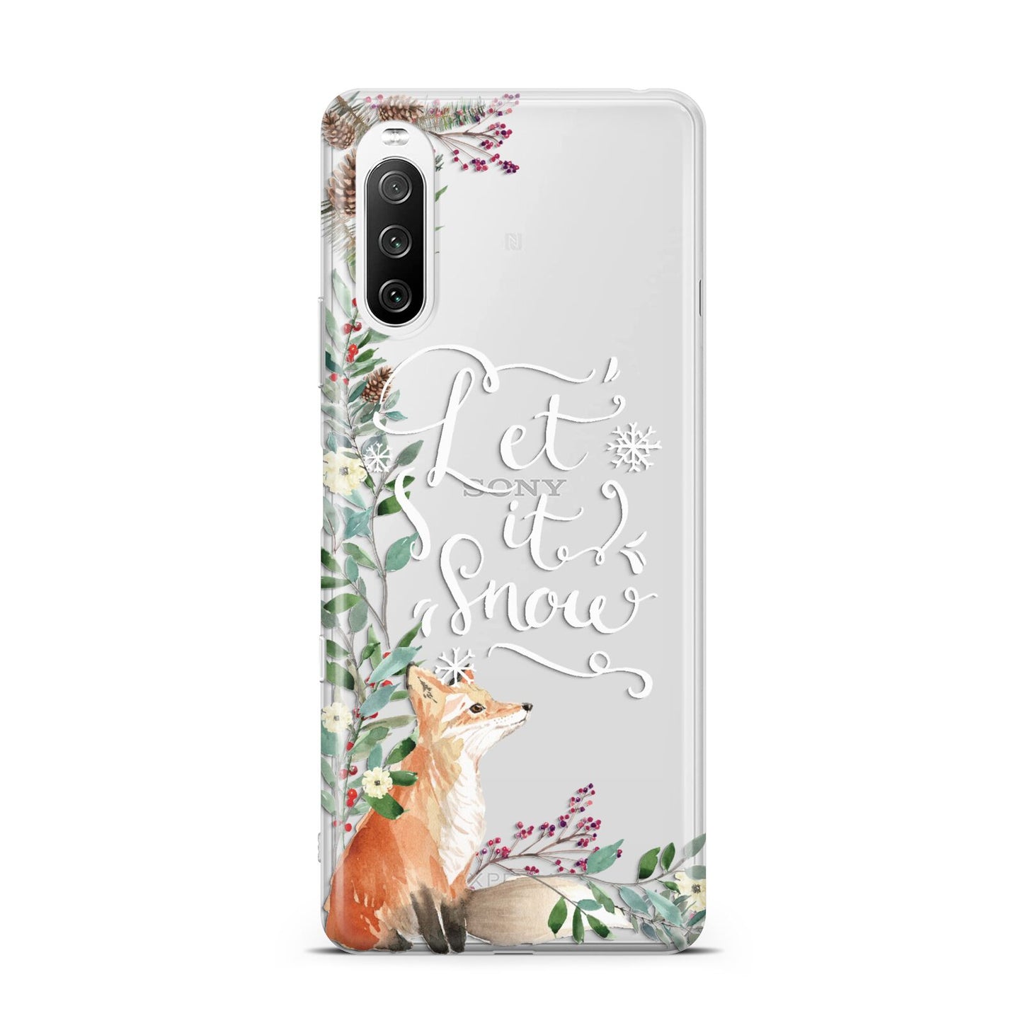 Let It Snow Christmas Sony Xperia 10 III Case