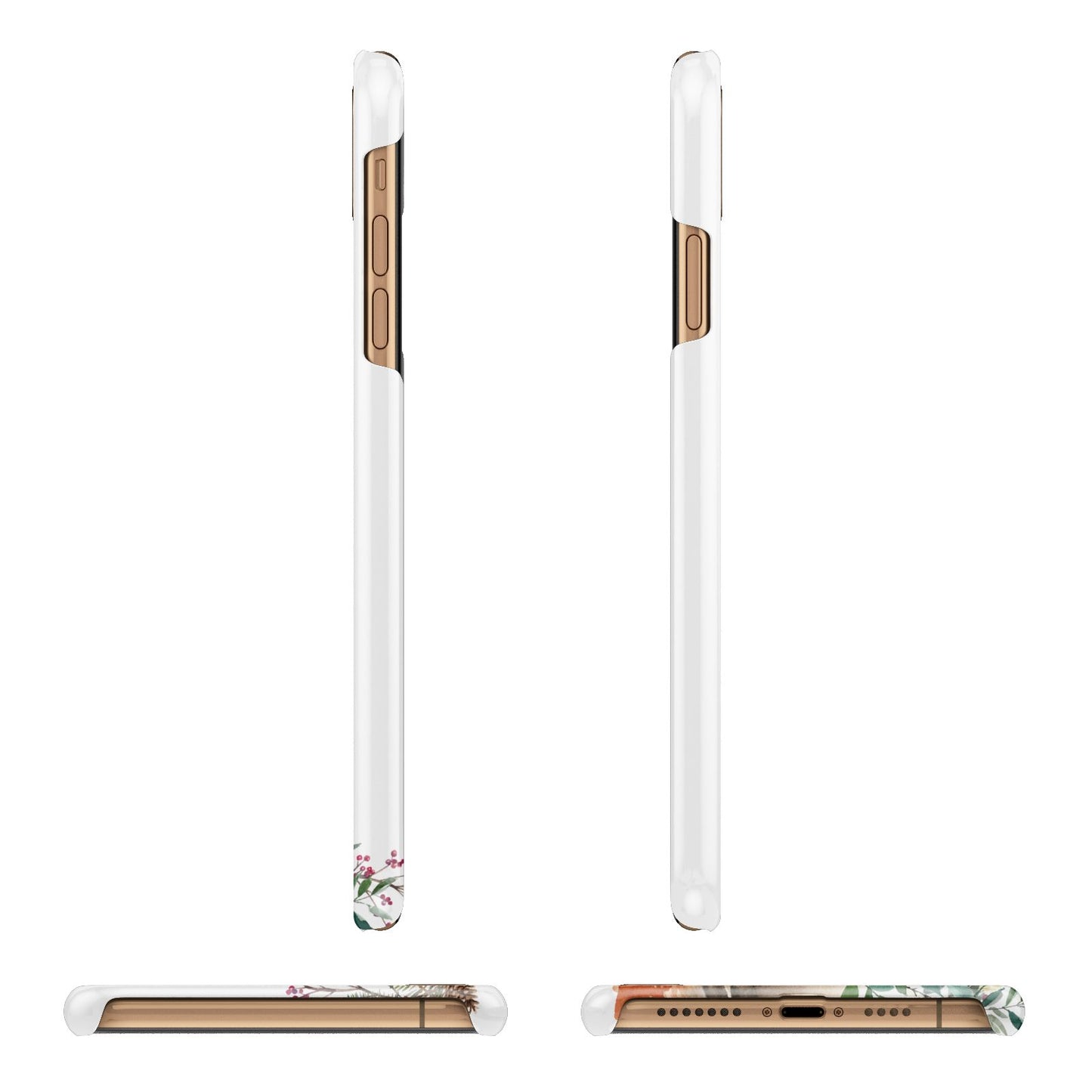 Let It Snow Christmas iPhone 11 Pro Max 3D Snap Case Angle Images