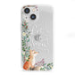 Let It Snow Christmas iPhone 13 Mini Clear Bumper Case