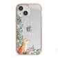 Let It Snow Christmas iPhone 13 Mini TPU Impact Case with Pink Edges