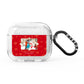 Let it Snow Christmas Photo Upload AirPods Glitter Case 3rd Gen