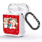 Let it Snow Christmas Photo Upload AirPods Glitter Case Side Image