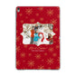 Let it Snow Christmas Photo Upload Apple iPad Grey Case