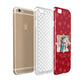 Let it Snow Christmas Photo Upload Apple iPhone 6 3D Tough Case Expanded view