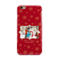 Let it Snow Christmas Photo Upload Apple iPhone 6 Plus 3D Tough Case