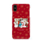 Let it Snow Christmas Photo Upload Apple iPhone XS 3D Snap Case