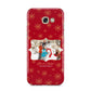 Let it Snow Christmas Photo Upload Samsung Galaxy A5 2017 Case on gold phone