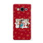 Let it Snow Christmas Photo Upload Samsung Galaxy A5 Case