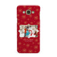 Let it Snow Christmas Photo Upload Samsung Galaxy A8 Case