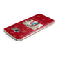 Let it Snow Christmas Photo Upload Samsung Galaxy Case Top Cutout
