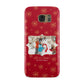 Let it Snow Christmas Photo Upload Samsung Galaxy Case