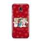 Let it Snow Christmas Photo Upload Samsung Galaxy J3 2017 Case