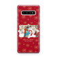 Let it Snow Christmas Photo Upload Samsung Galaxy S10 Plus Case