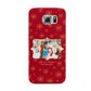 Let it Snow Christmas Photo Upload Samsung Galaxy S6 Case