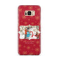 Let it Snow Christmas Photo Upload Samsung Galaxy S8 Plus Case