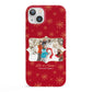 Let it Snow Christmas Photo Upload iPhone 13 Full Wrap 3D Snap Case