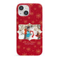 Let it Snow Christmas Photo Upload iPhone 13 Mini Full Wrap 3D Snap Case