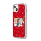 Let it Snow Christmas Photo Upload iPhone 14 Plus Clear Tough Case Starlight Angled Image