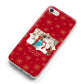 Let it Snow Christmas Photo Upload iPhone 8 Bumper Case on Silver iPhone Alternative Image