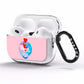 Lets Float Away Valentine AirPods Pro Clear Case Side Image
