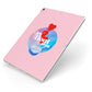 Lets Float Away Valentine Apple iPad Case on Silver iPad Side View