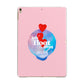 Lets Float Away Valentine Apple iPad Gold Case