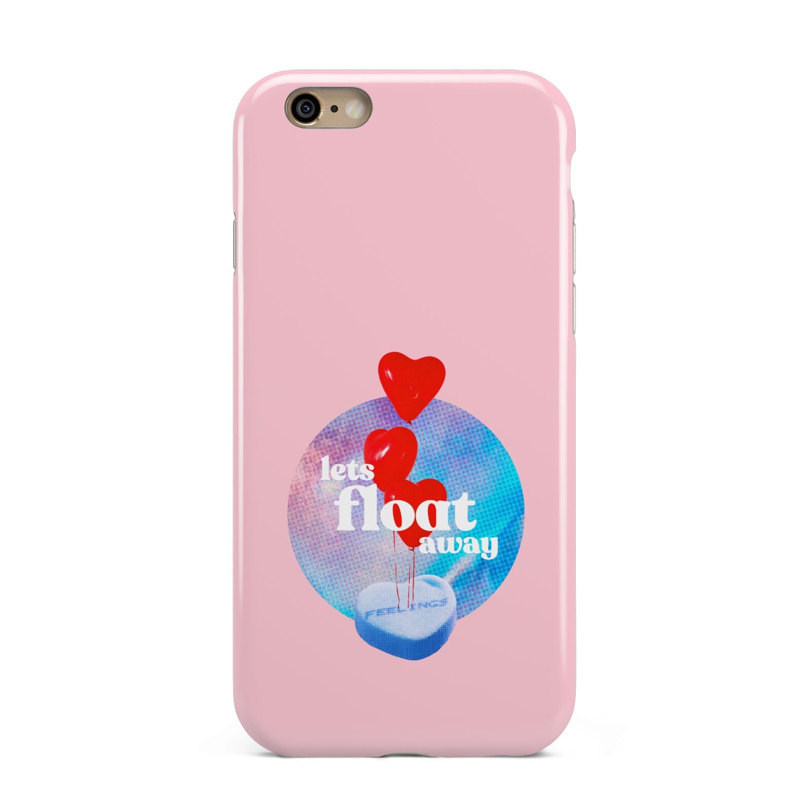 Lets Float Away Valentine Apple iPhone 6 3D Tough Case