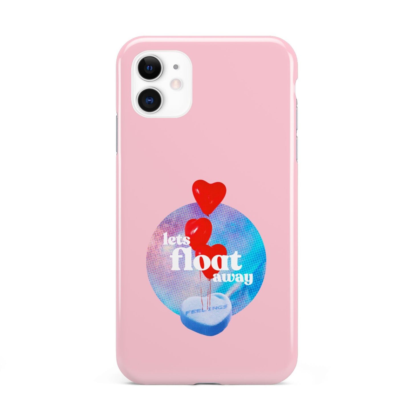 Lets Float Away Valentine iPhone 11 3D Tough Case