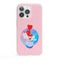 Lets Float Away Valentine iPhone 13 Pro Clear Bumper Case