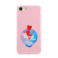 Lets Float Away Valentine iPhone 8 3D Tough Case on Gold Phone