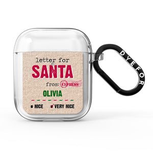 Letters to Santa Personalised AirPods Case