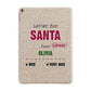 Letters to Santa Personalised Apple iPad Rose Gold Case