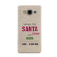 Letters to Santa Personalised Samsung Galaxy A3 Case